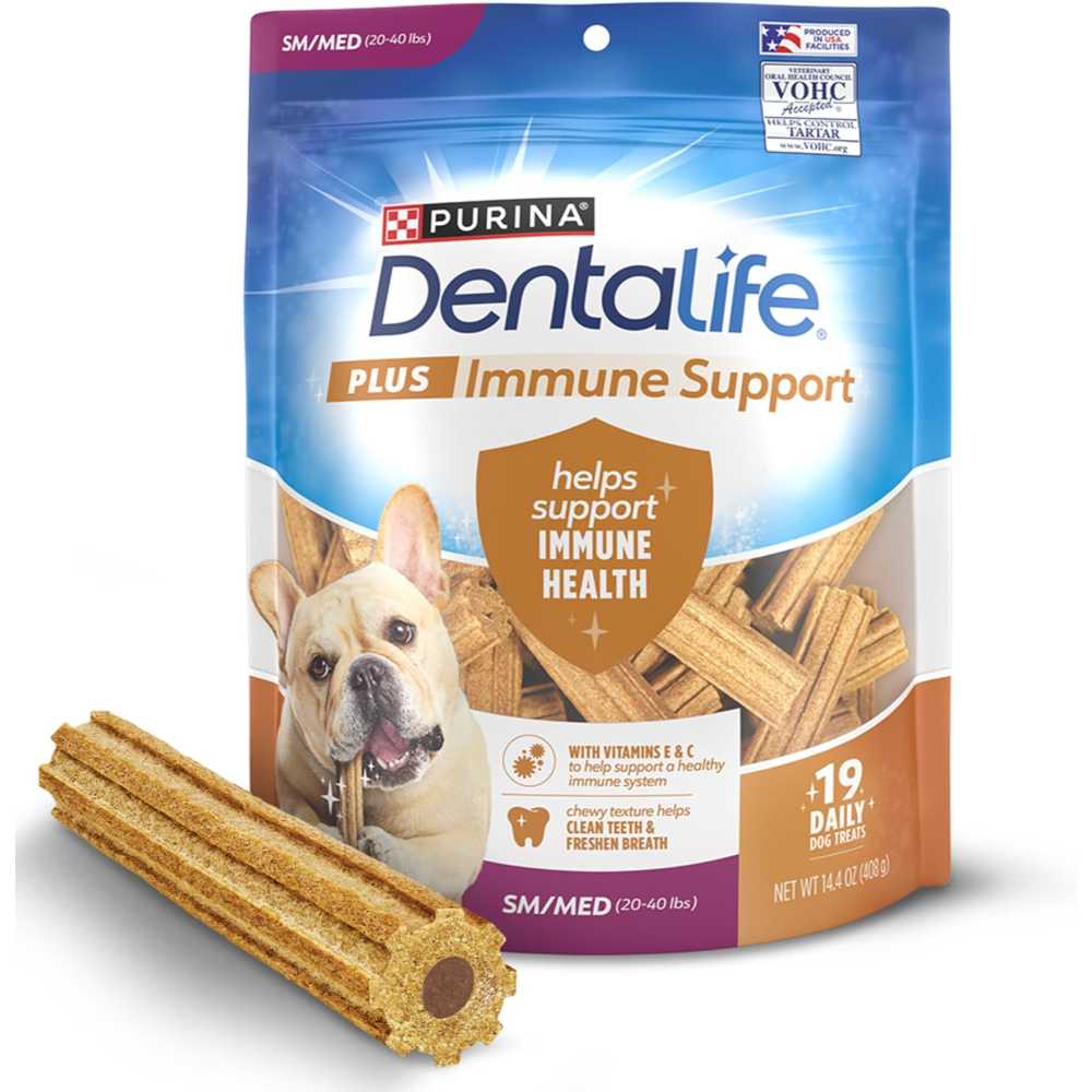DentaLife Plus Immune Support Dog Treats, 14.4 oz. (Small & Medium Dogs)