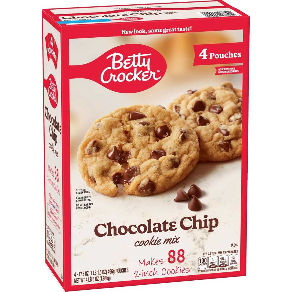Betty Crocker Chocolate Chip Cookie Mix, 4 lb. 6 oz.