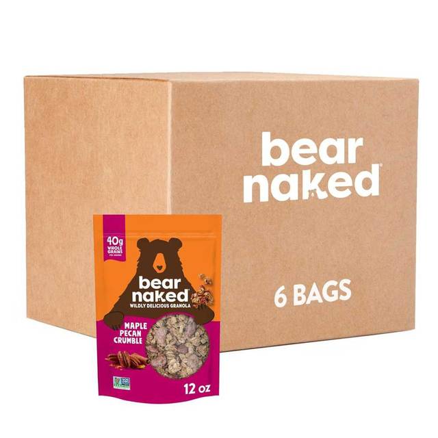 6-Pack Bear Naked Maple Pecan Crumble Granola, 12 oz.