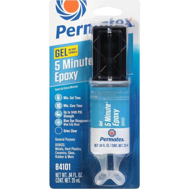 Permatex PermaPoxy 5-Minute General Purpose Epoxy, 0.84 oz.