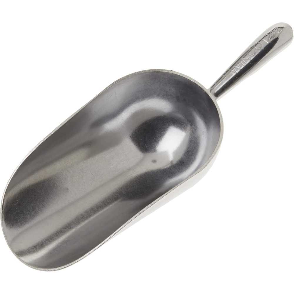 Winco 12 oz. Aluminum Utility Scoop