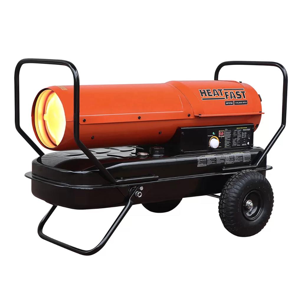 HeatFast 125,000 BTU Forced Air Torpedo Heater w/ Thermostat