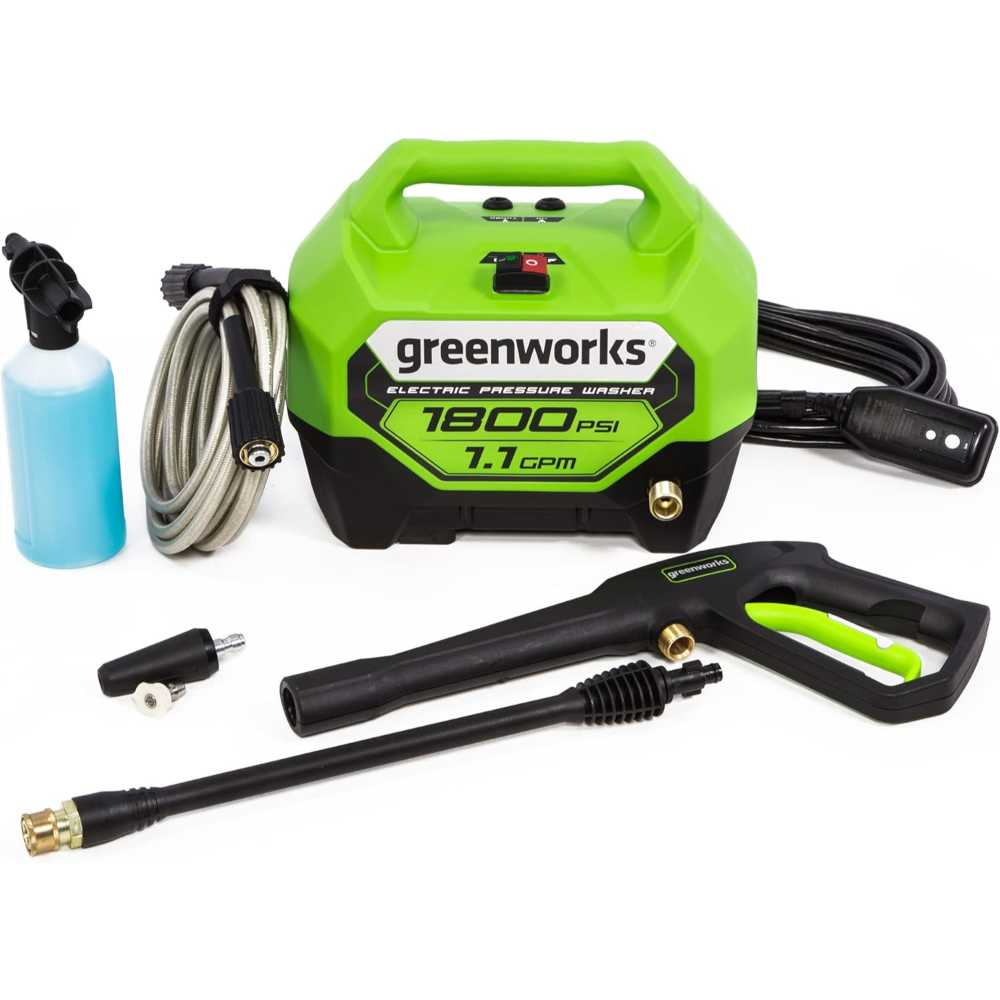 Prime: Greenworks Electric Pressure Washer (1.1 GPM, 1800 PSI)