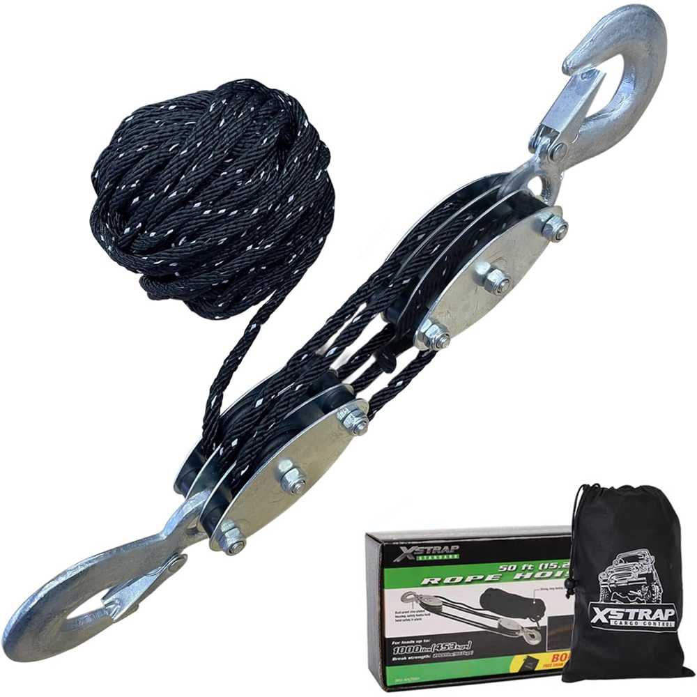 XSTRAP 50' 1000 lb. Rope Hoist