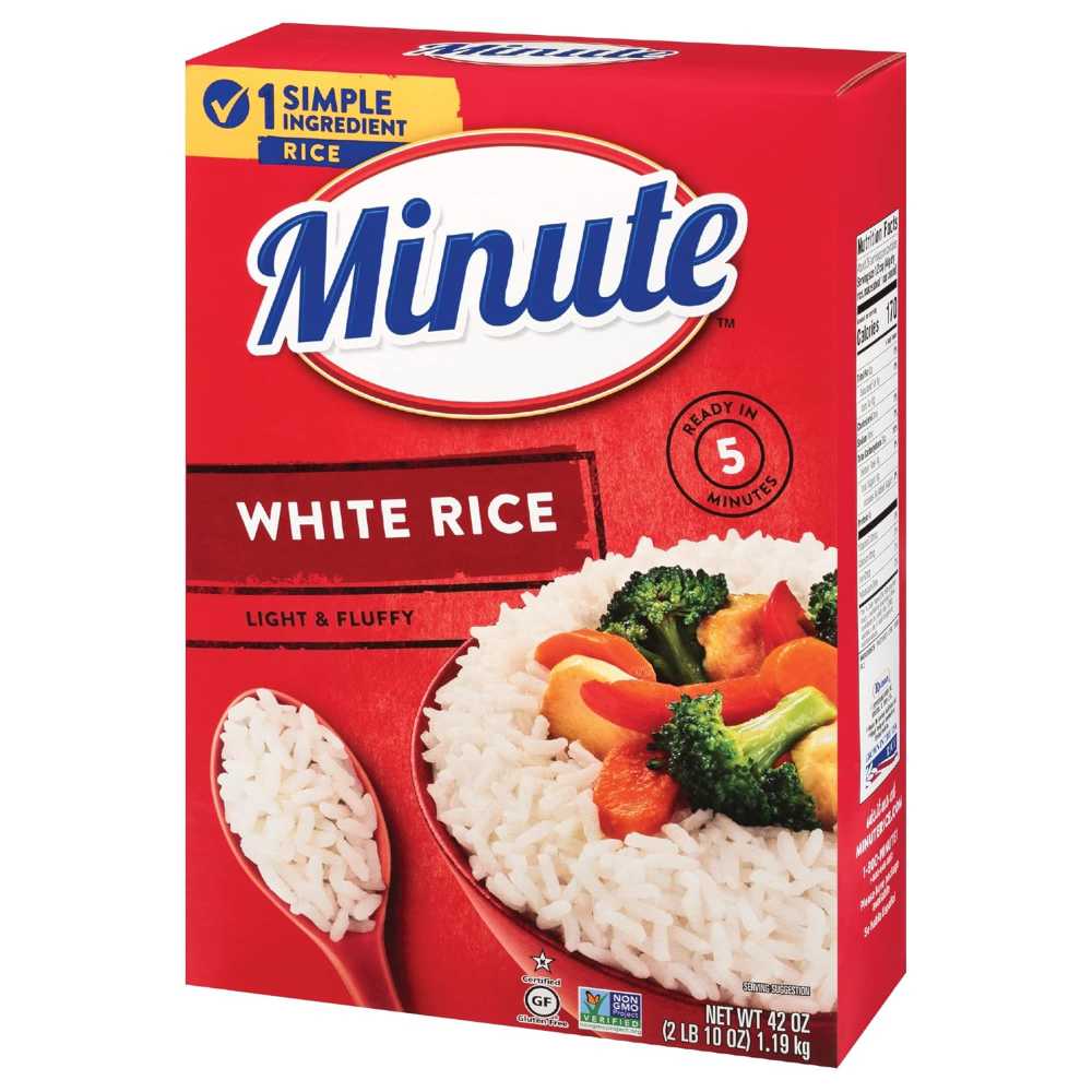 Minute Instant White Rice, 42 oz.