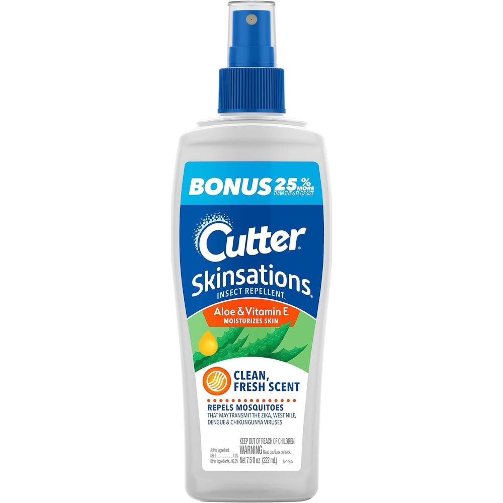 Cutter Skinsations 7% DEET Insect Repellent, 7.5 oz.