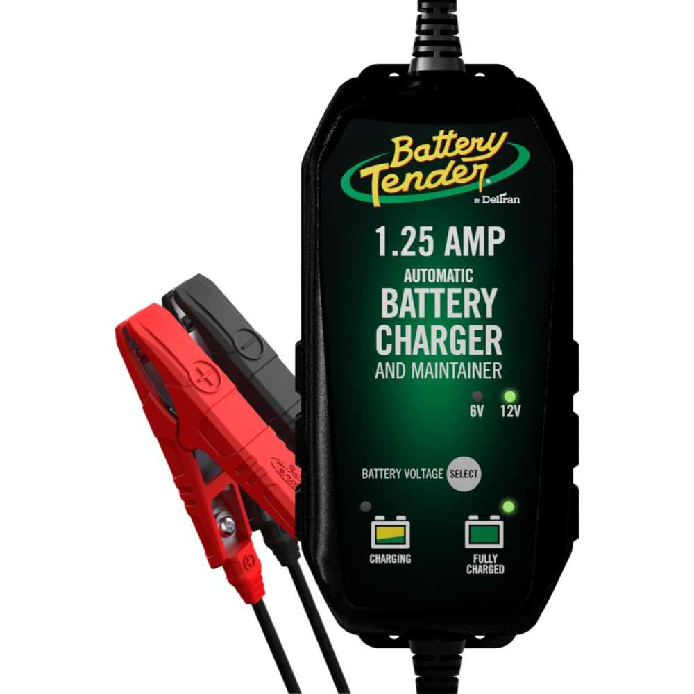 Battery Tender Plus 12V/6V 1.25 AMP Battery Charger & Maintainer