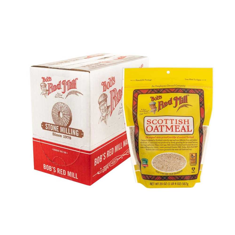 4-Pack Bob's Red Mill Scottish Oatmeal, 20 oz.