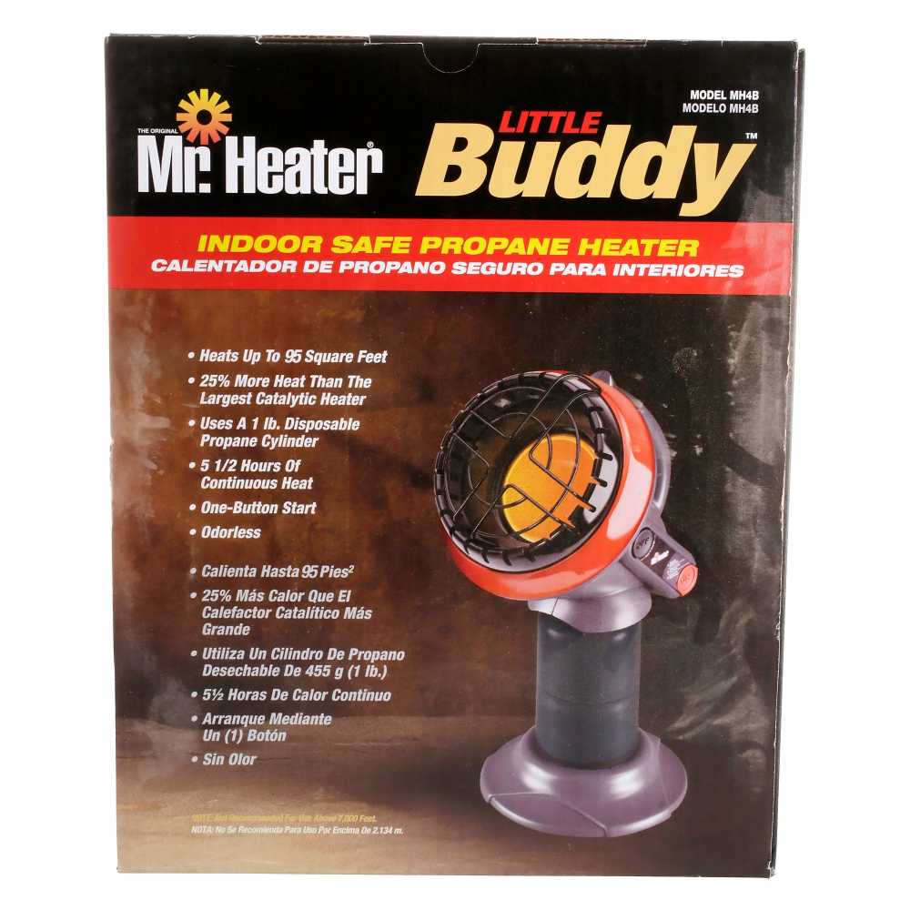Mr. Heater Little Buddy 3,800 BTU Portable Radiant Propane Heater