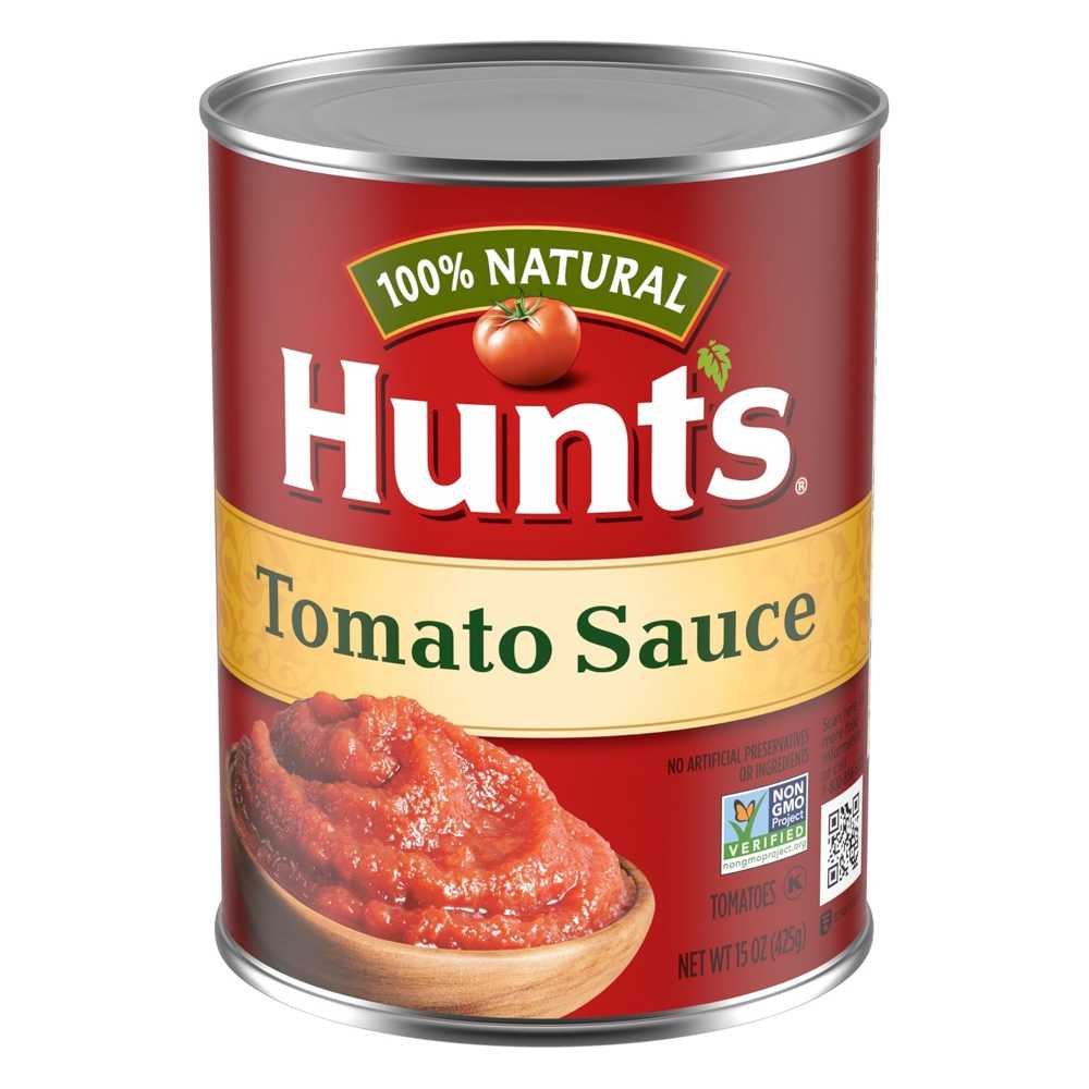 Hunt's 100% Natural Canned Tomato Sauce, 15 oz.