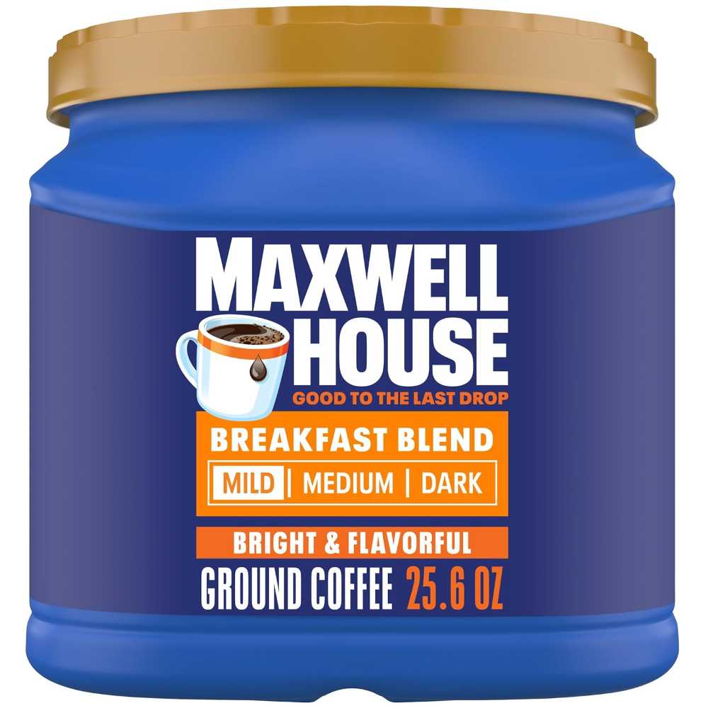Maxwell House Breakfast Blend Ground Coffee, 25.6 oz.