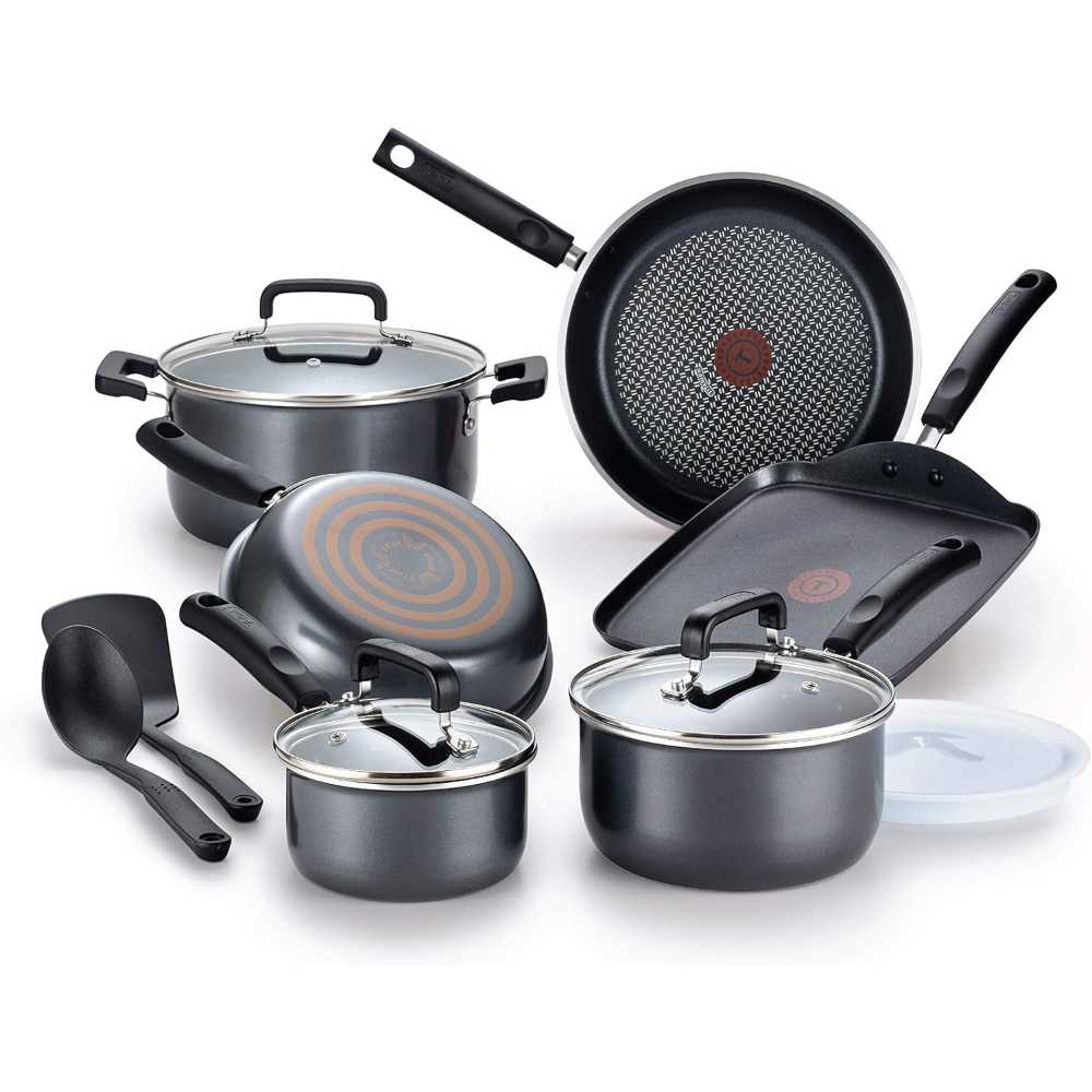12-Piece T-Fal Signature Nonstick Cookware Set