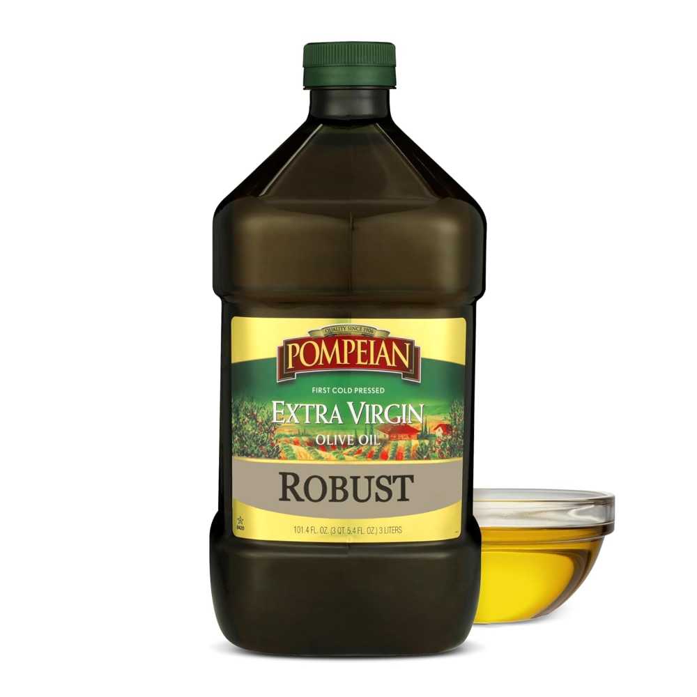 Pompeian Robust Extra Virgin Olive Oil, 101 oz.