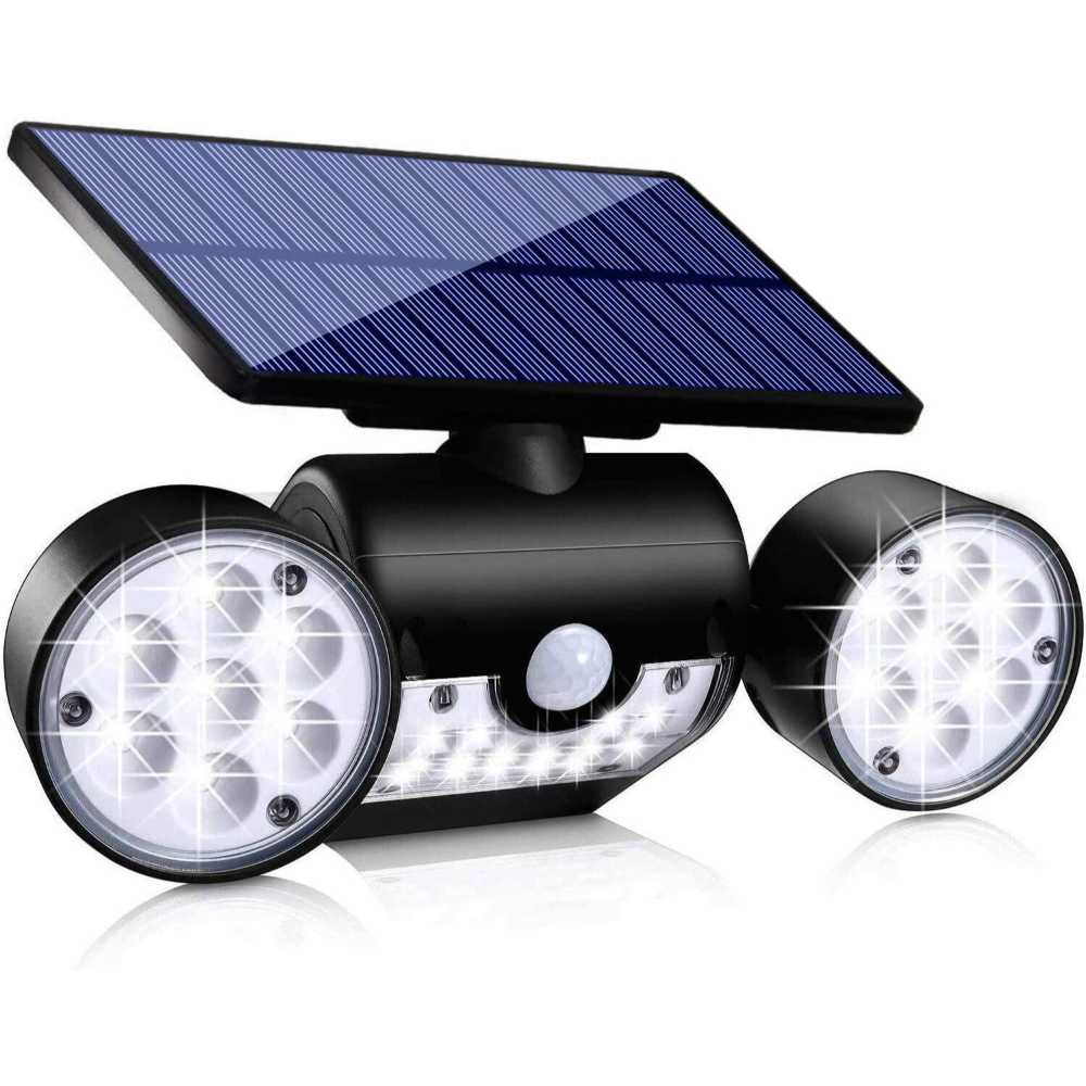 Ollivage Dual-Head Solar Security Light