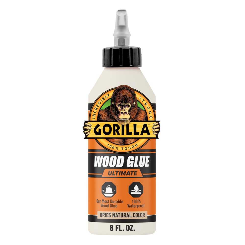 Gorilla Ultimate Waterproof Wood Glue, 8 oz.