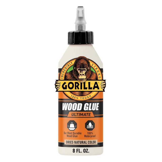 Gorilla Ultimate Waterproof Wood Glue, 8 oz.
