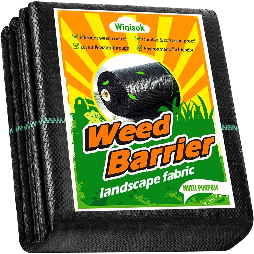 Winisok 4' x 50' Weed Barrier Landscape Fabric