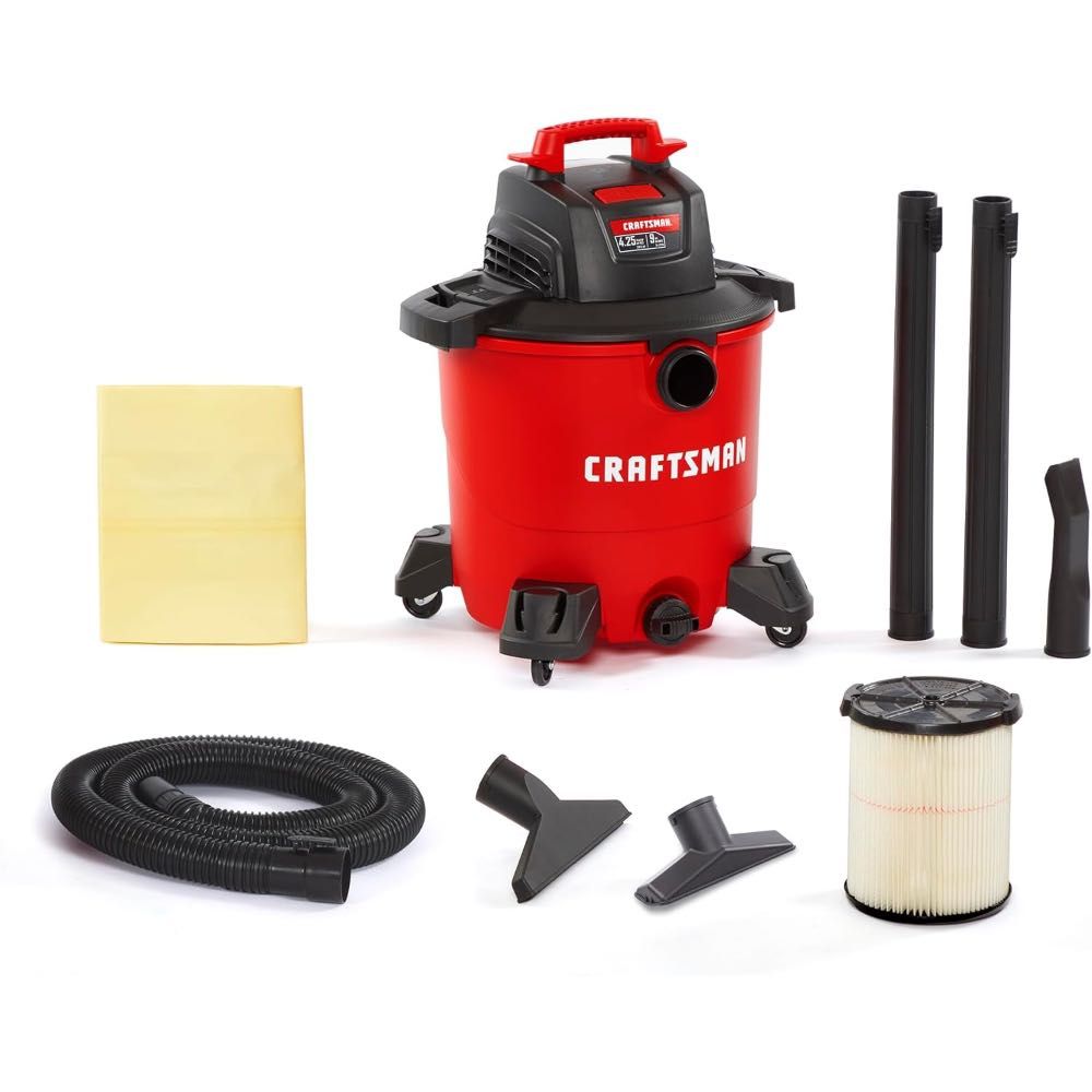 CRAFTSMAN 9-Gallon 4.25 HP Wet/Dry Vac