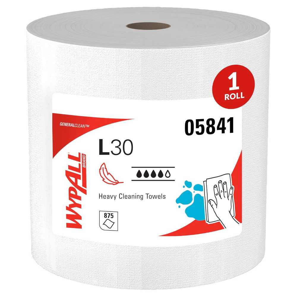 WypAll L30 Heavy Cleaning Towels Jumbo Roll (875 Sheets Total)