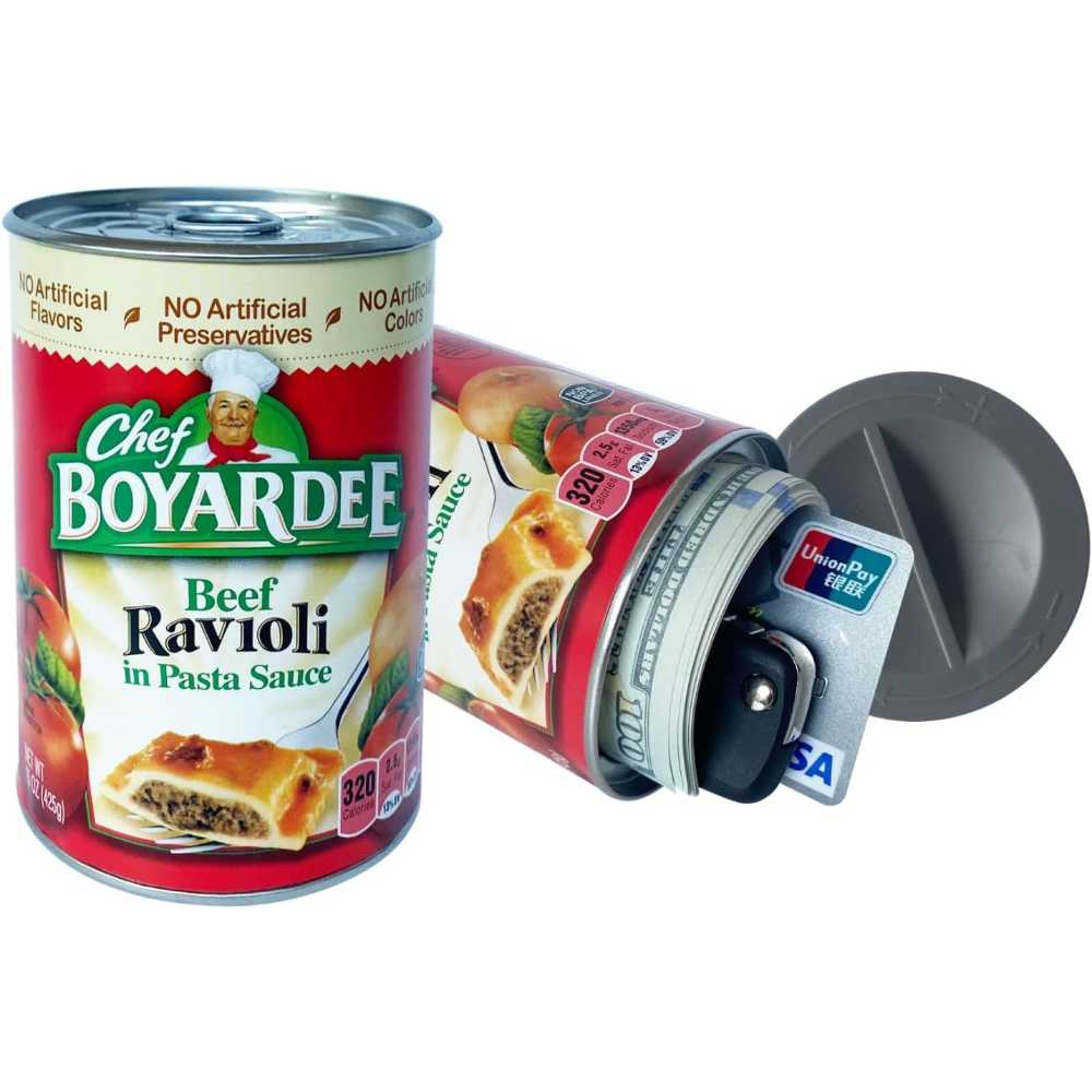 Fake Can Secret Stash (Chef Boyardee Ravioli)