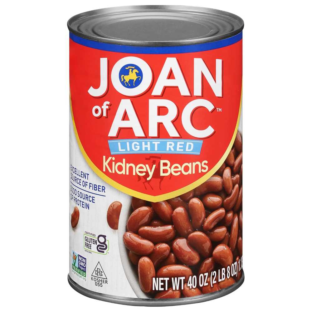 12-Pack Joan of Arc Light Red Kidney Beans, 40 oz.