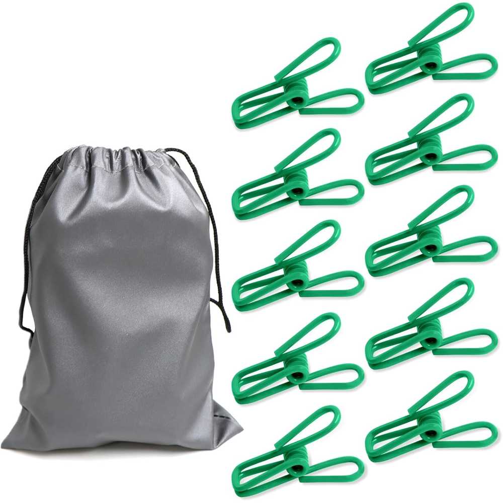 60-Pack Cowdro Metal Utility Chip Clips (Various Colors)