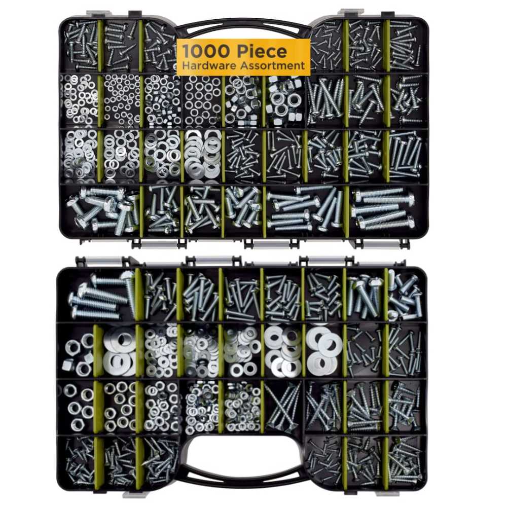 Jackson Palmer 1,000 Piece Hardware Assortment Kit