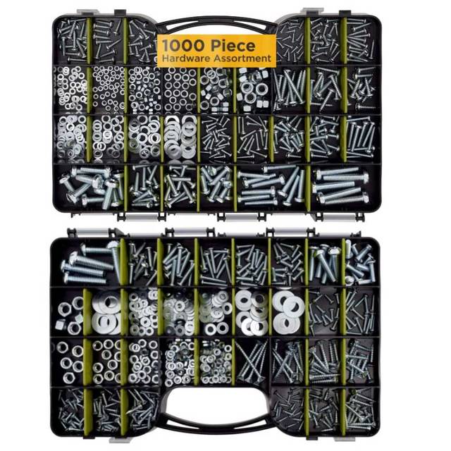 Jackson Palmer 1,000 Piece Hardware Assortment Kit