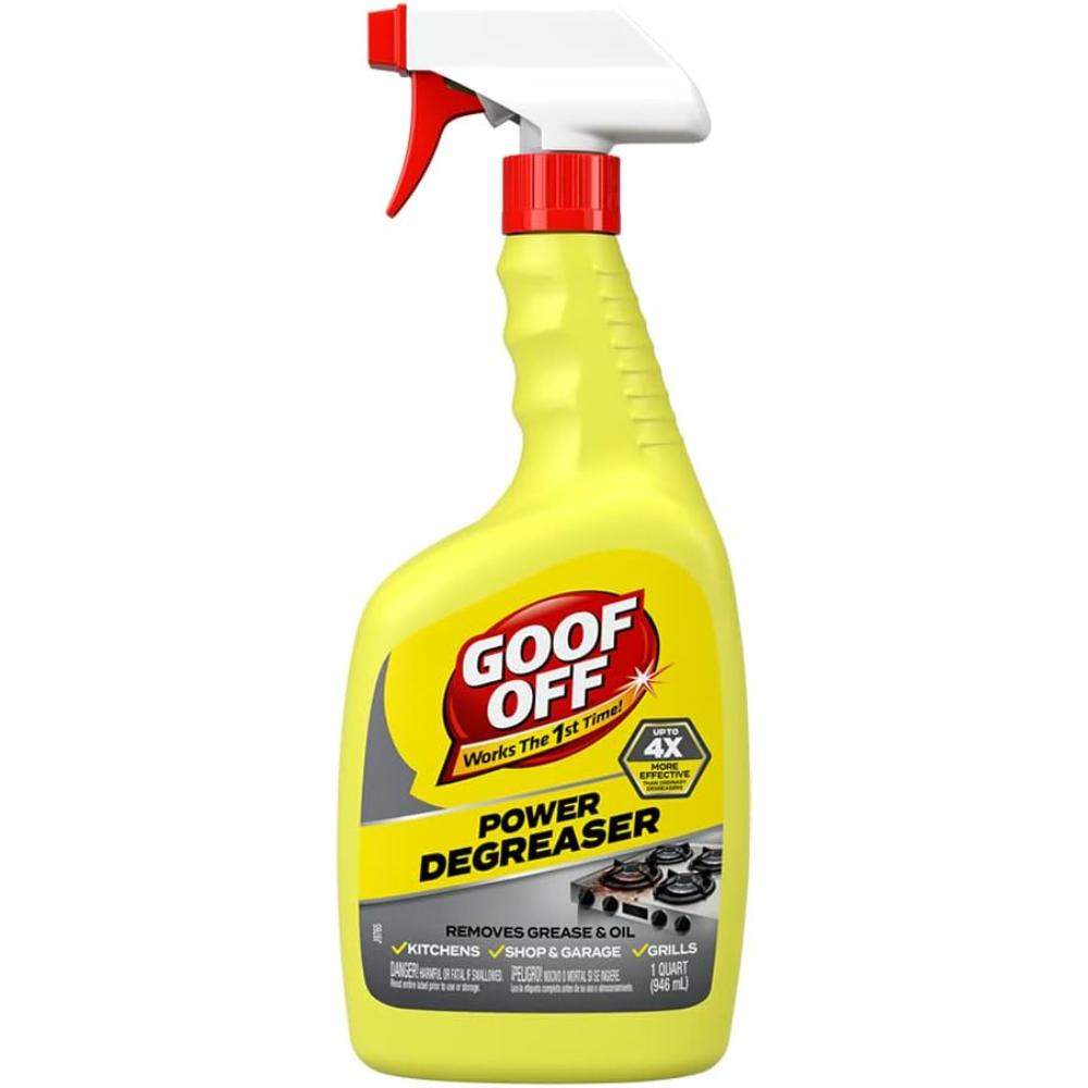 Goof Off Power Cleaner and Degreaser Spray, 32 oz.