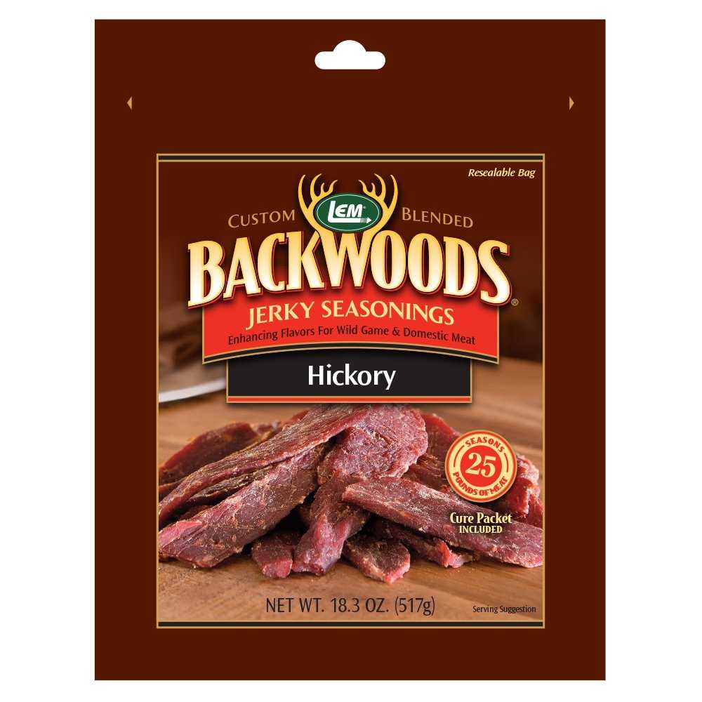 Backwoods Jerky Seasoning w/ Cure Packet, 18.3 oz. (Hickory)