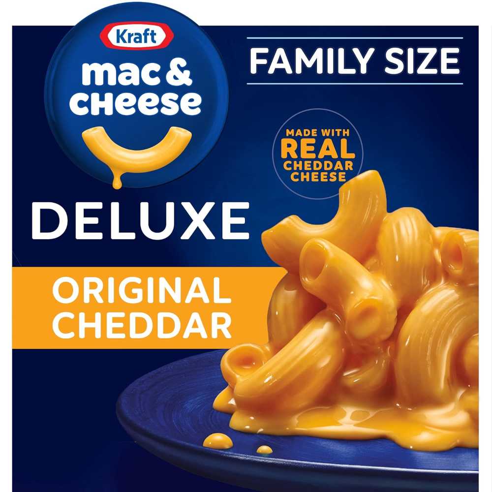 Kraft Deluxe Mac & Cheese Dinner, Family Size 24 oz.