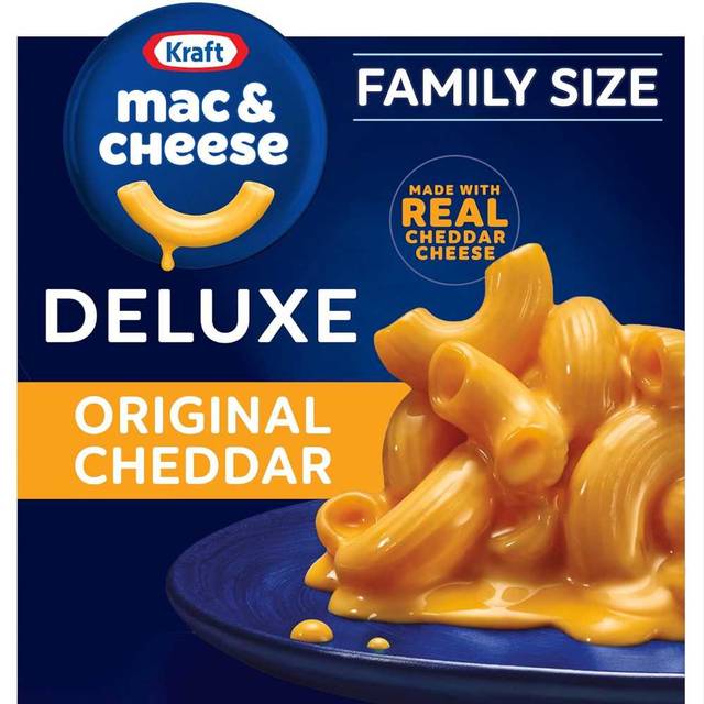 Kraft Deluxe Mac & Cheese Dinner, Family Size 24 oz.