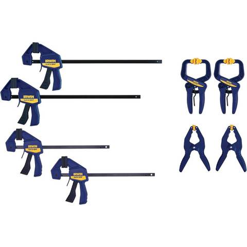 8-Piece Irwin Quick-Grip Clamps Set