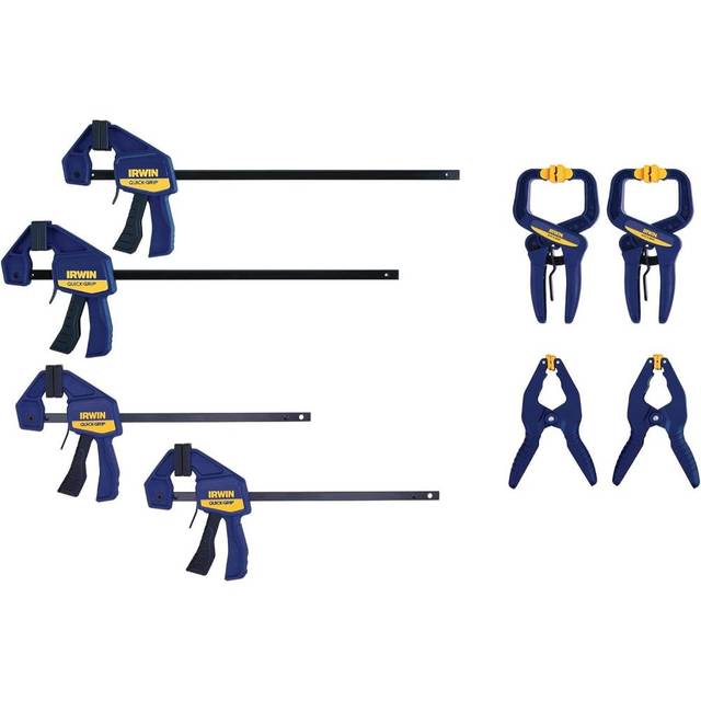 8-Piece Irwin Quick-Grip Clamps Set