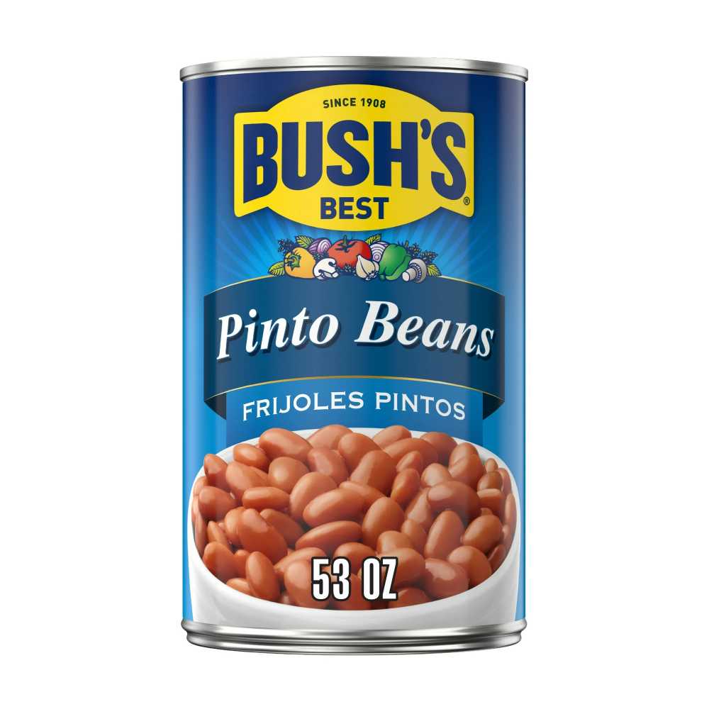 BUSH'S BEST Canned Pinto Beans, 53 oz.