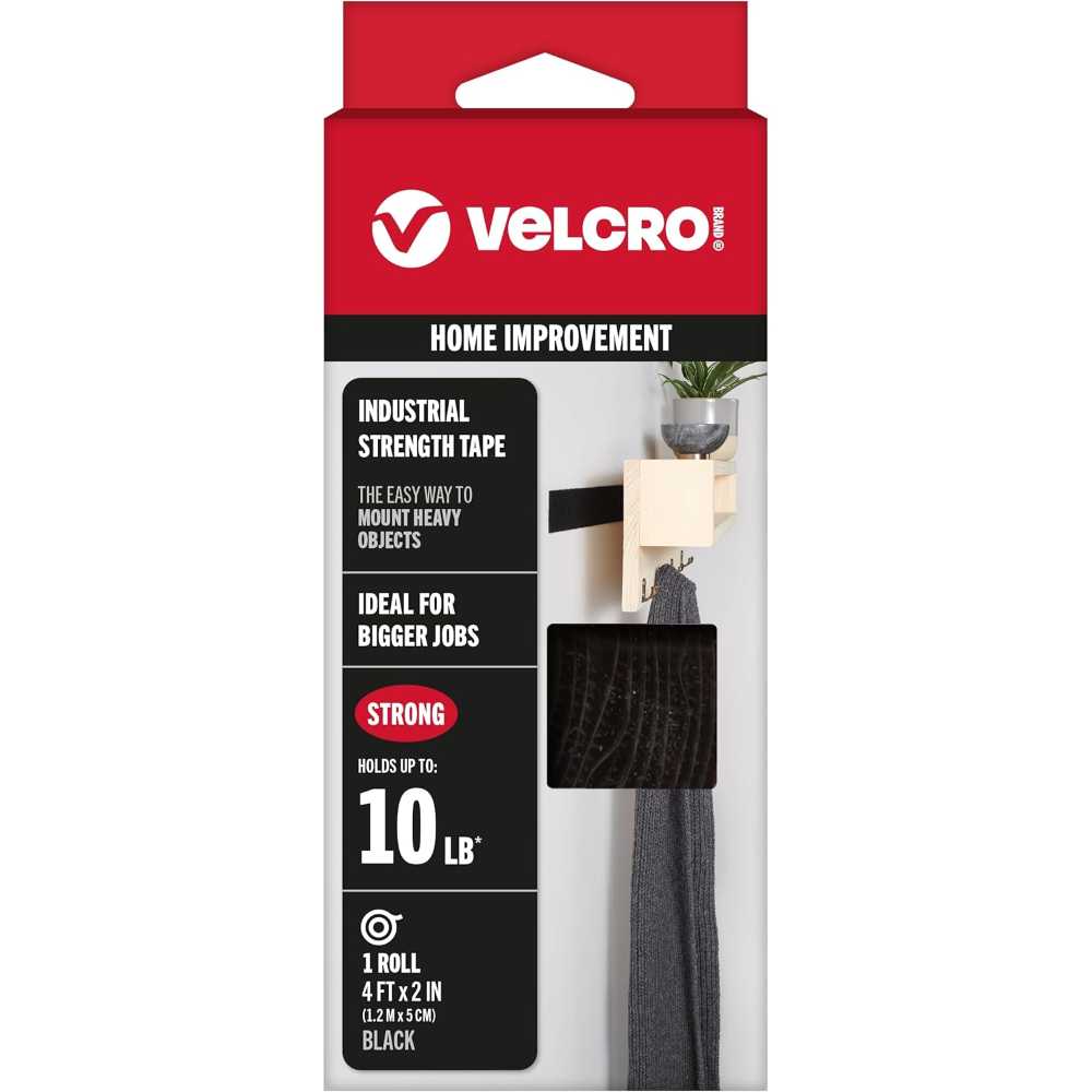 Velcro Brand Industrial Strength Heavy Duty Tape (4' x 2")