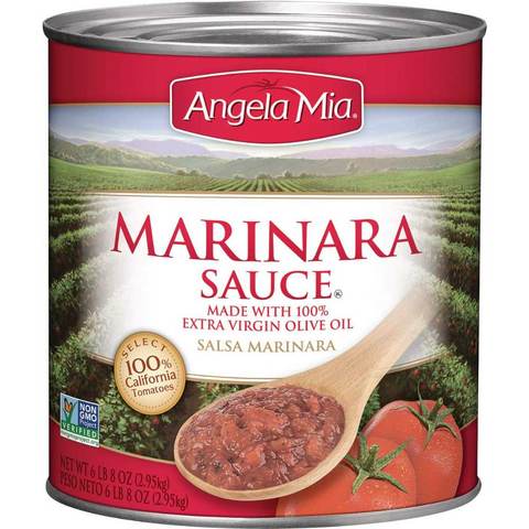 6-Pack Angela Maria Marinara Sauce, 104 oz.