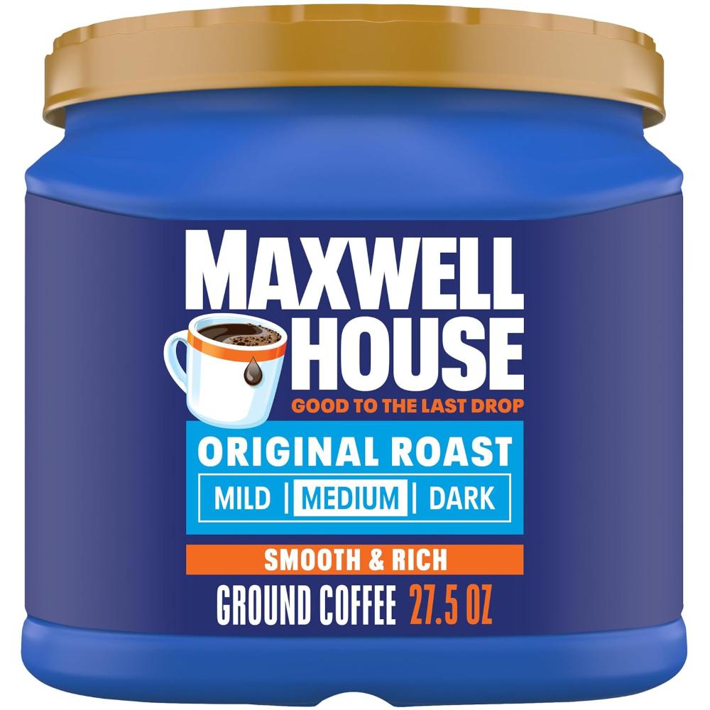 Maxwell House Original Roast Ground Coffee, 27.5 oz.