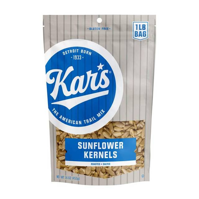 6-Pack Kar's Roasted and Lightly Salted Sunflower Kernels, 16 oz.