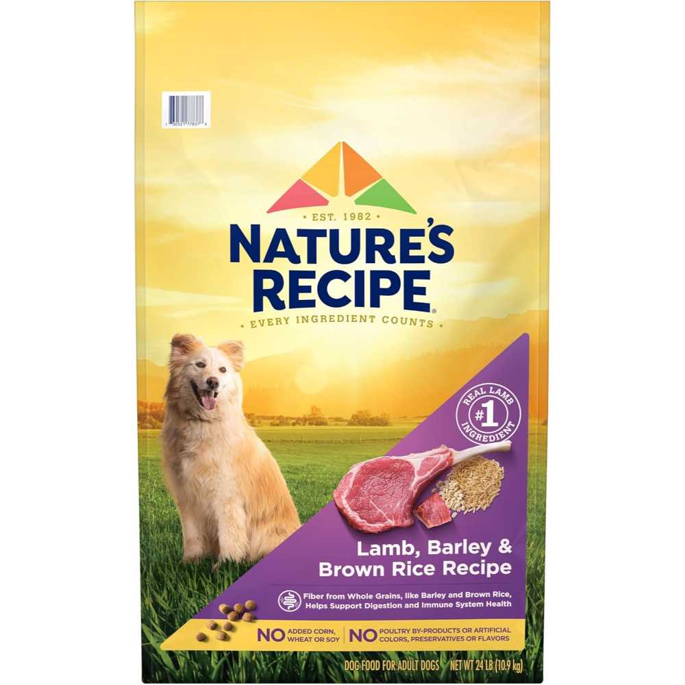 Double Coupon: Nature's Recipe Dry Dog Food, 24 lb. (Various Flavors)