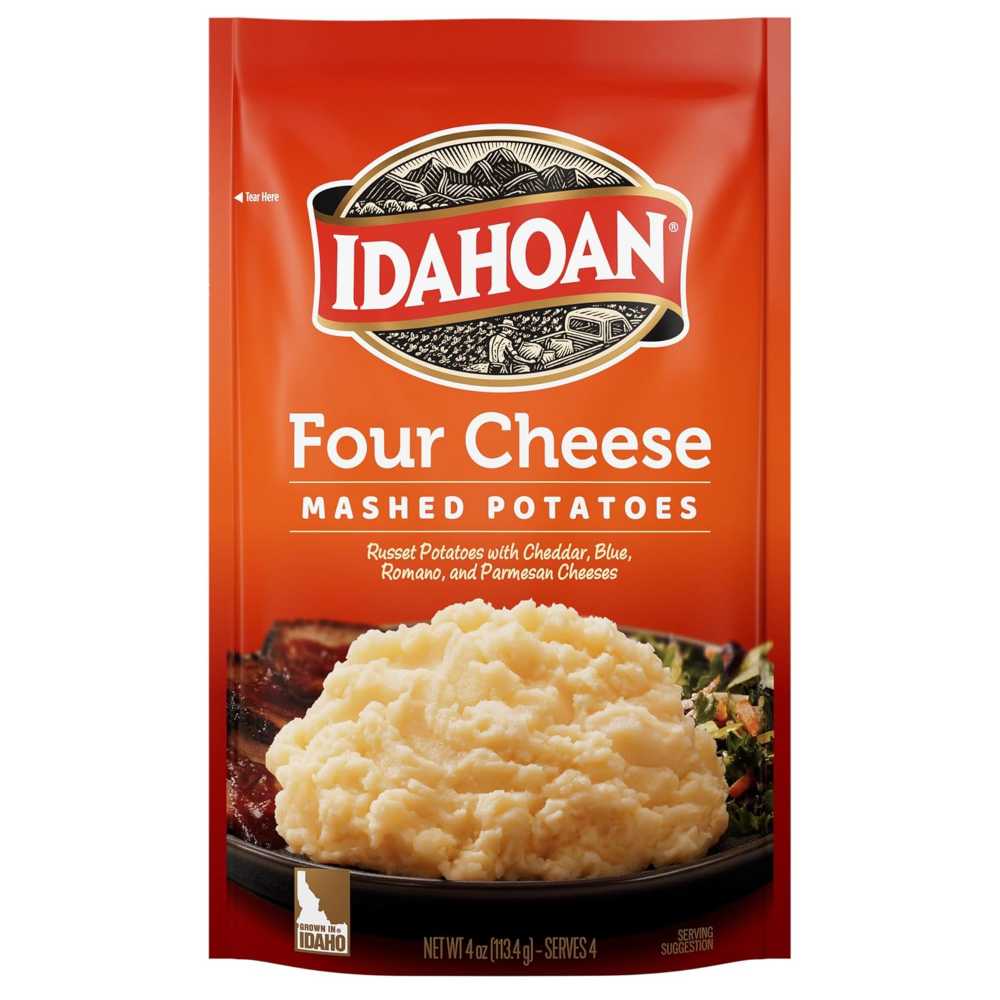 Idahoan Four Cheese Mashed Potatoes, 4 oz.