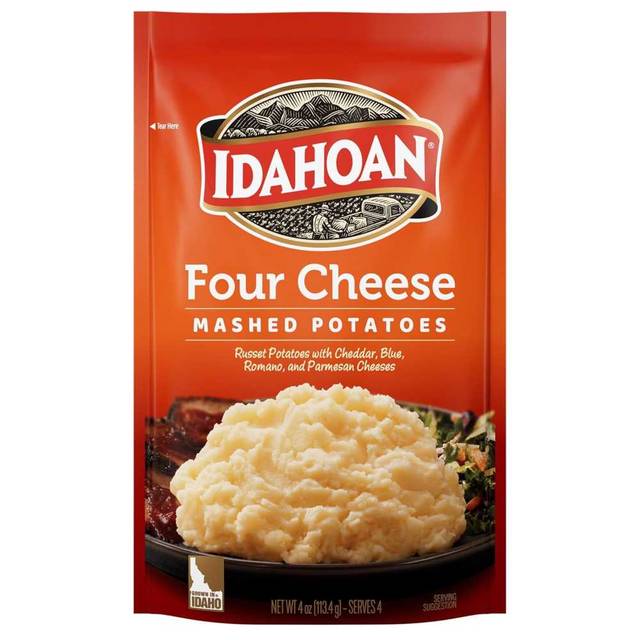 Idahoan Four Cheese Mashed Potatoes, 4 oz.