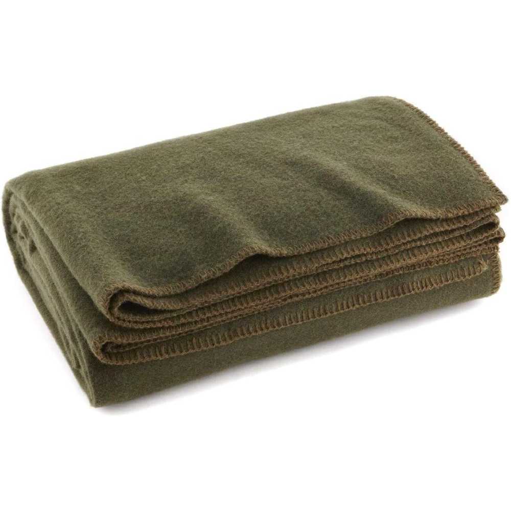 McGuire Gear Military Spec Wool Blend Camping/Survival Blanket (Various Colors)