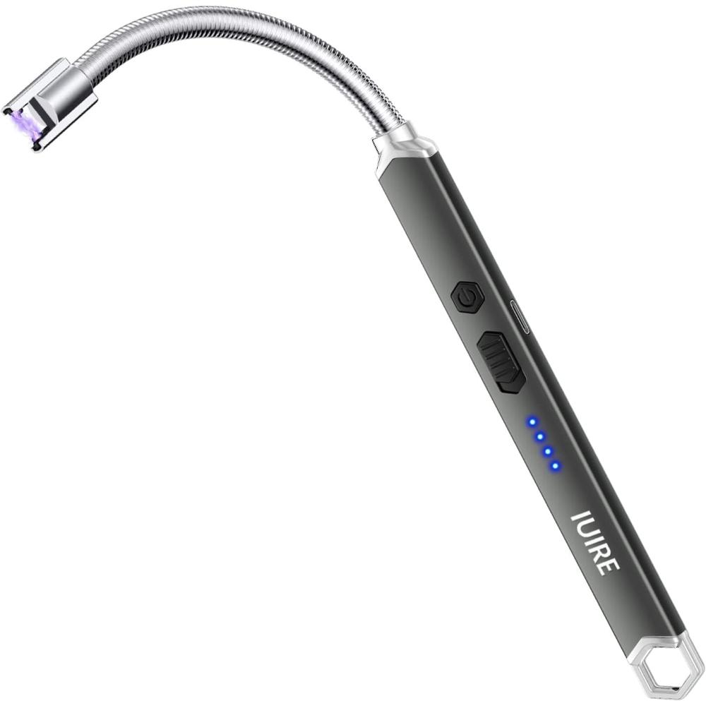 Iuire Rechargeable USB-C Electric Arc Lighter w/ Fleixble Neck
