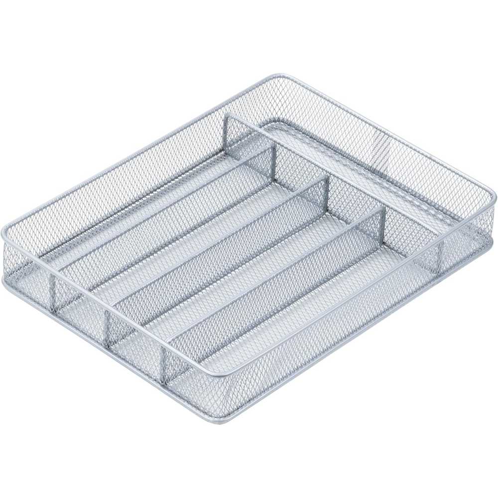 Honey-Can-Do Steel Mesh 5-Compartment Utensil/Tool/Office/Drawer Organizer