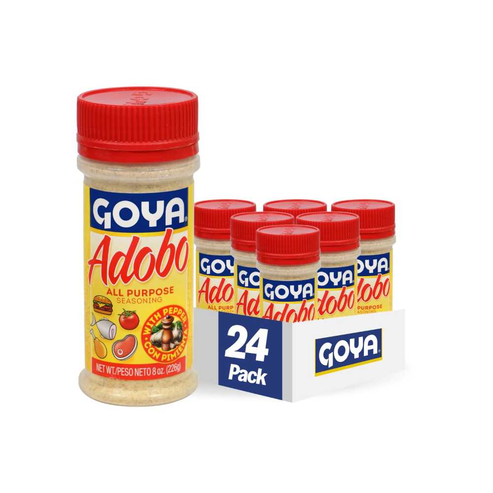 24-Pack Goya Adobo All Purpose Seasoning w/ Pepper, 8 oz.