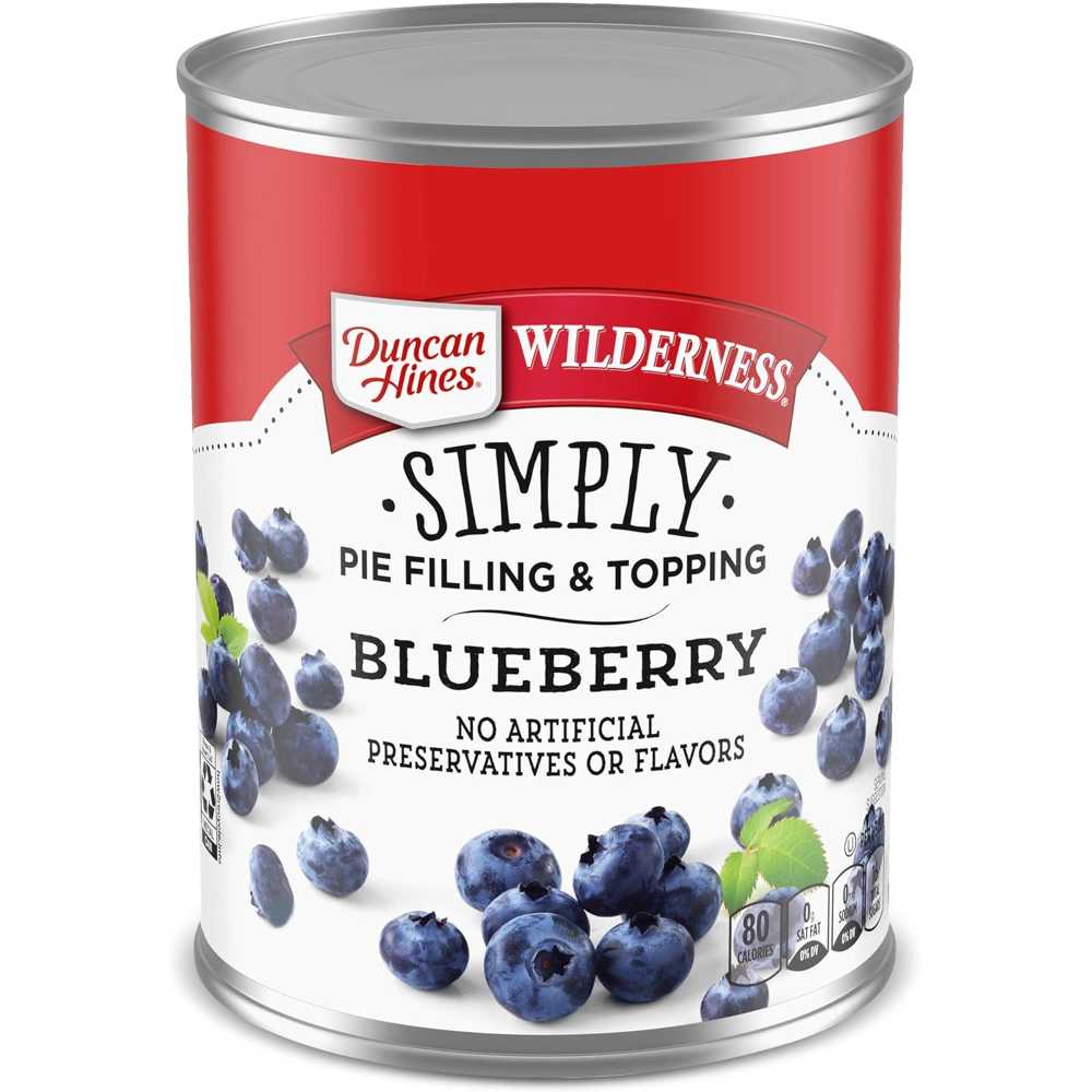 8-Pack Duncan Hines Wilderness Blueberry Pie Filling & Topping, 21 oz.