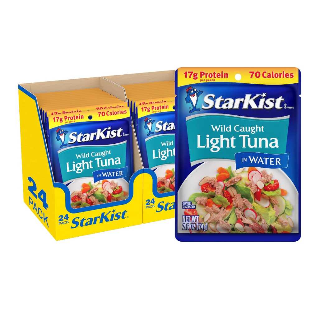 24-Pack StarKist Chunk Light Tuna in Water, 2.6 oz.