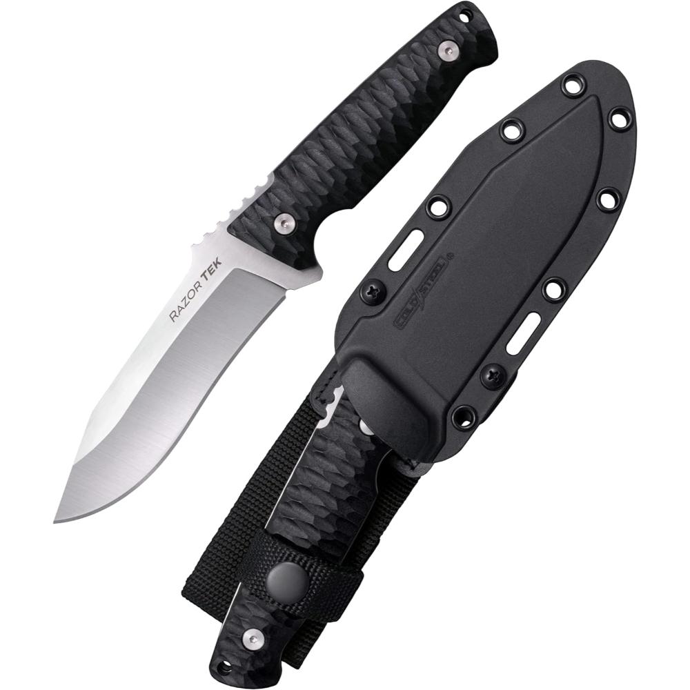 Cold Steel RazorTek 5" Fixed Blade Knife w/ Sheath