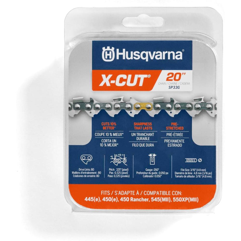 Prime Members: Husqvarna X-Cut SP33G 20" Chainsaw Chain